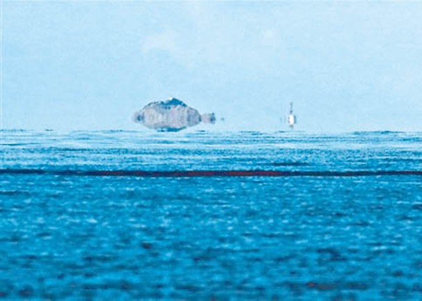 深圳海市蜃樓  魚形海島浮半空