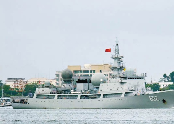 中國電子偵察船海王星號逼近澳洲東部海域。