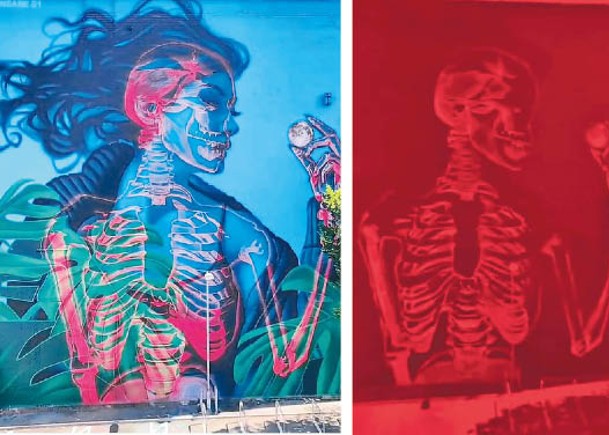 街頭藝術節  3D壁畫透視女神