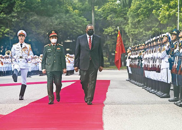 美防長訪越南  謀建戰略夥伴關係
