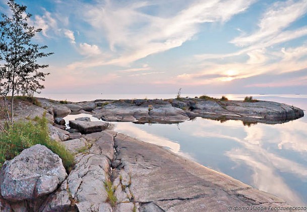 俄羅斯：俄羅斯「奧涅加湖和白海的岩刻」風景優美。