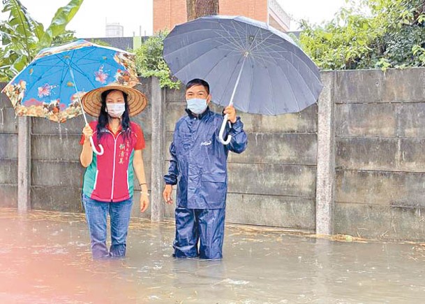 台灣中南部10縣市暴雨  雲林今停工停課