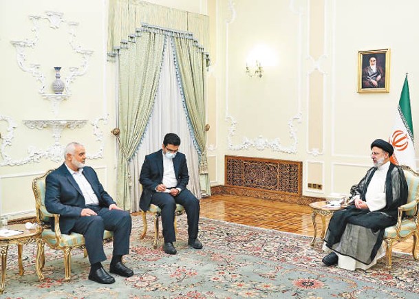 伊朗新總統  晤3巴人組織領袖