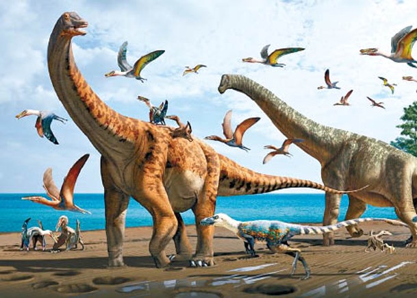 新疆哈密戈壁  藏新種巨型恐龍化石