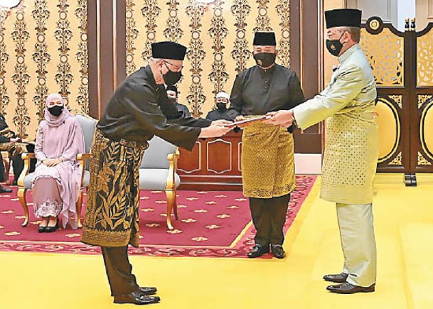馬來西亞元首  委任新總理