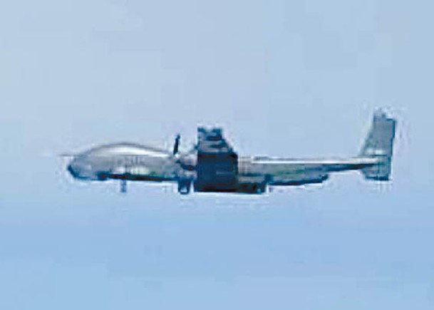 中國TB001無人機現身東海空域。