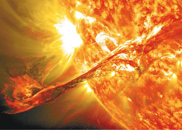 美研究：太陽風暴料10年內襲地球