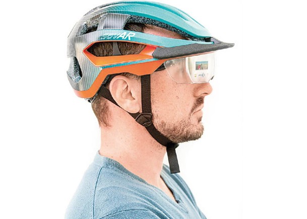 潮流創意：人工智能頭盔  安全騎車