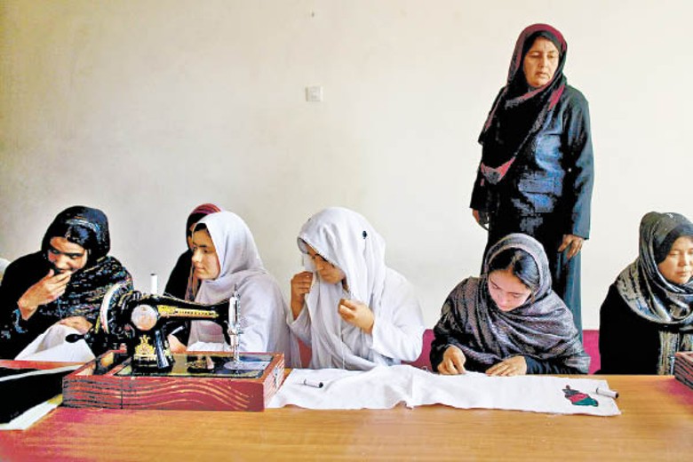 國際關注阿富汗女性權益。      （Getty Images圖片）