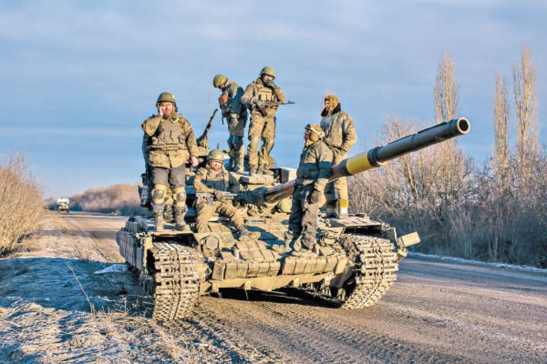 烏克蘭士兵在東部地區執勤。（Getty Images圖片）