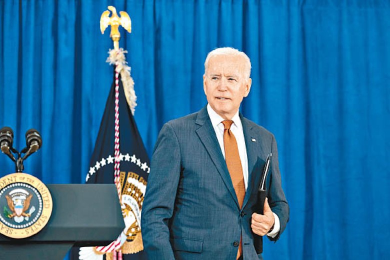 美國總統拜登關注印太地區和平穩定。