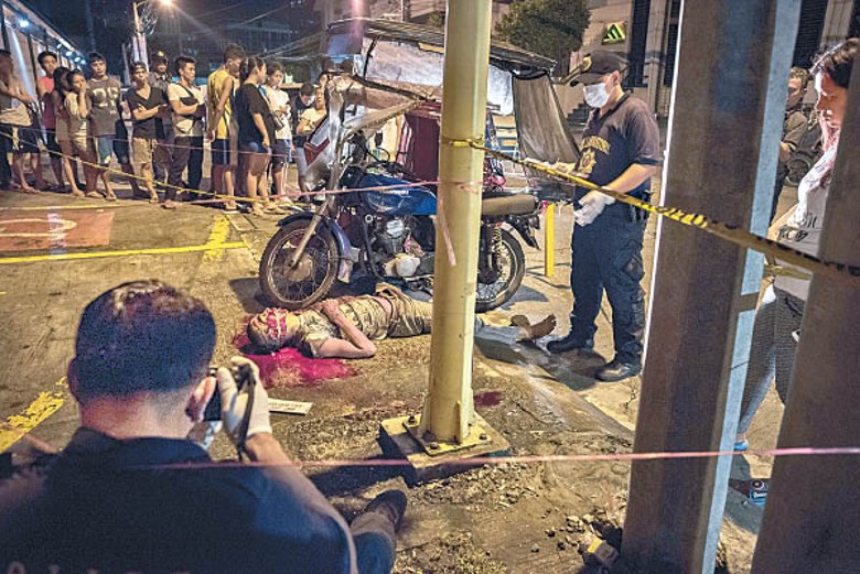 菲律賓近年以強硬手段對付毒販。（Getty Images圖片）