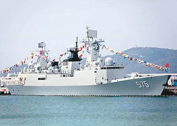 解放軍護衞艦現身台灣東南海域。