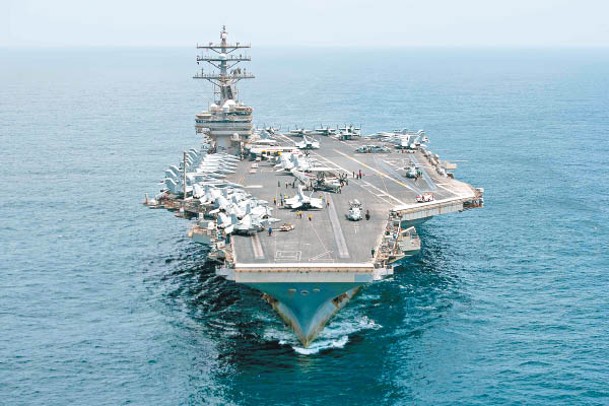 美軍列根號由印度洋駛入南海。