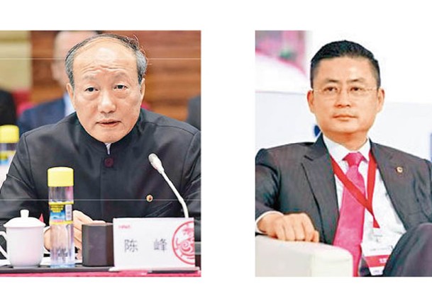 海航董事長陳峰（左圖）及首席執行官譚向東（右圖）被依法拘留。