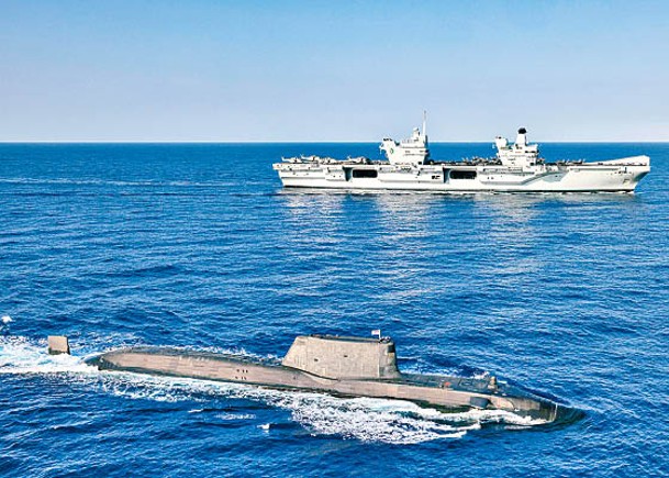 英日各派潛艇  印太地區演練