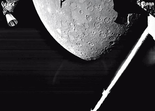 歐  日  探測太空船  傳回水星表面照