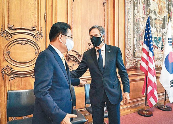 美韓外長巴黎會晤  大談朝鮮半島局勢