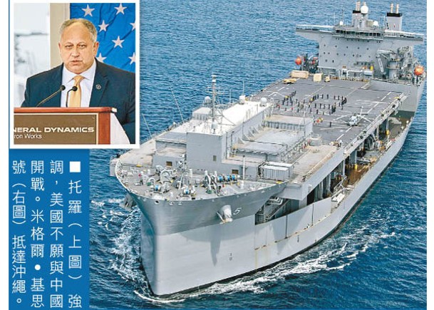 美海軍擬聯合盟國逼北京放棄武統