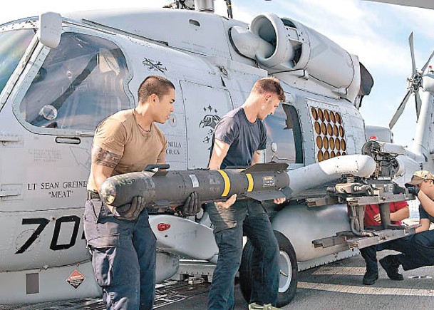 台購美反潛直升機增撥款至95億