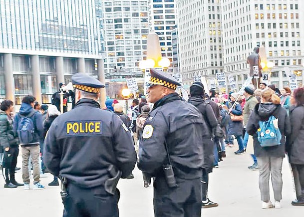逾半芝加哥警拒打針  或焗放無薪假