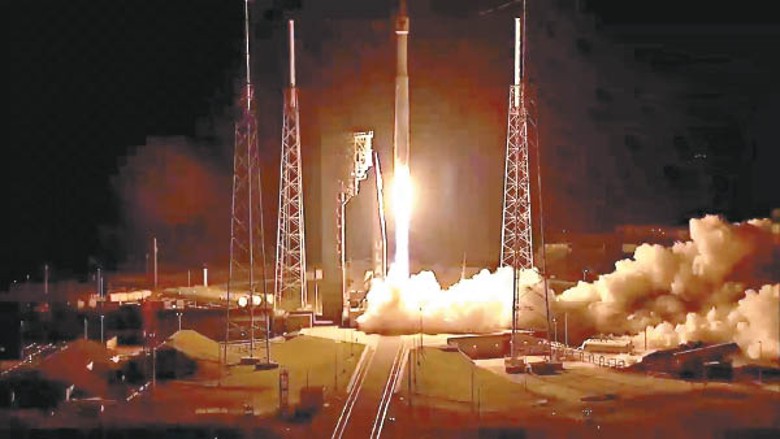 阿特拉斯5型運載火箭送露西號上太空。