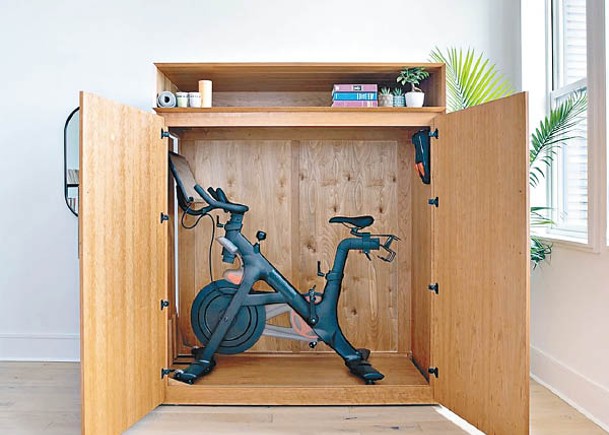 潮流創意：健身單車收納櫃  迎合住家需要