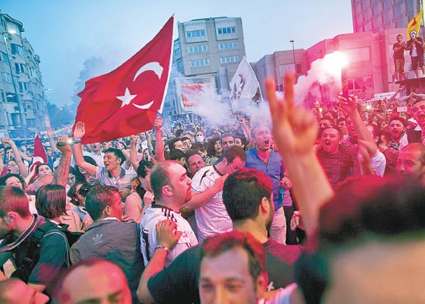 土耳其曾爆發反政府示威。（Getty Images圖片）