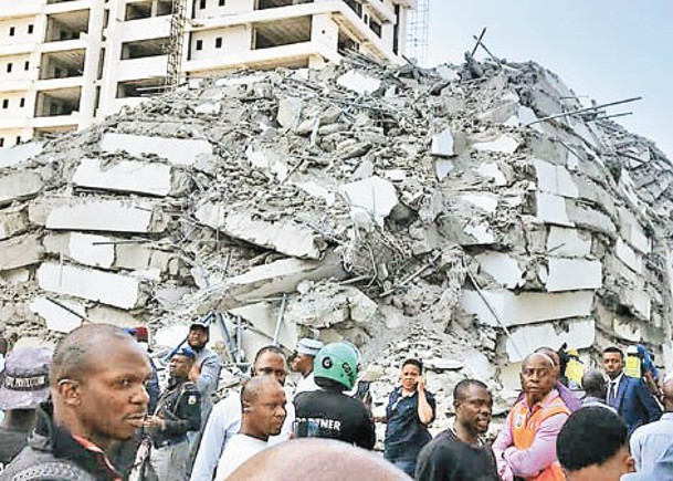 尼日利亞興建中住宅倒塌  16死