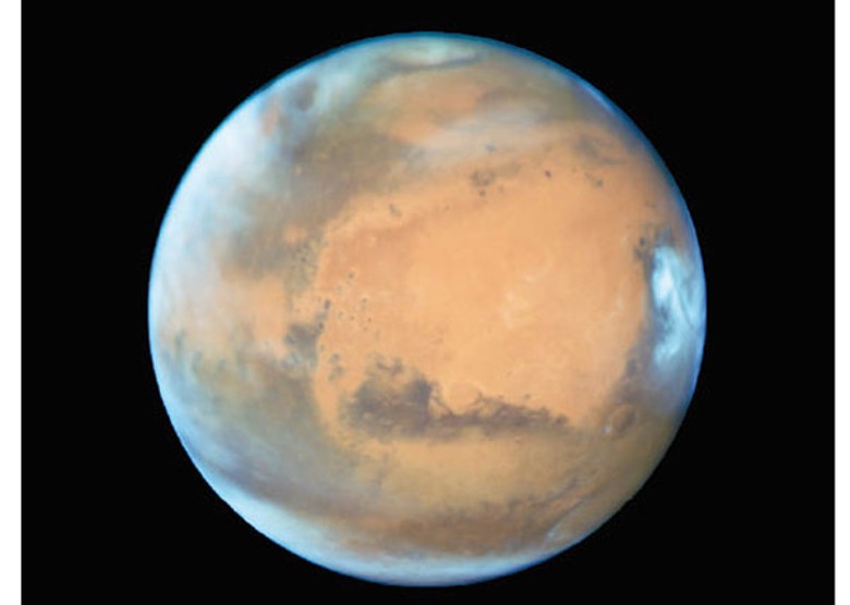 好奇號在火星探測。