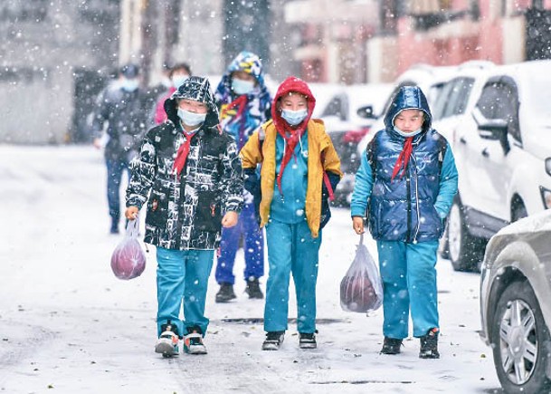 寒潮襲內蒙古  北京遼寧迎初雪