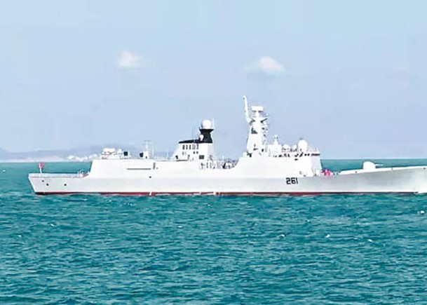 054A/P型導彈護衞艦圖格里爾號。