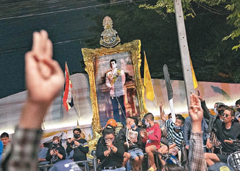 泰國多名示威領袖的訴求被裁定違憲。（Getty Images圖片）