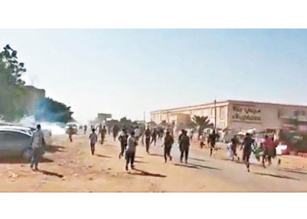蘇丹部隊射實彈  至少5示威者亡
