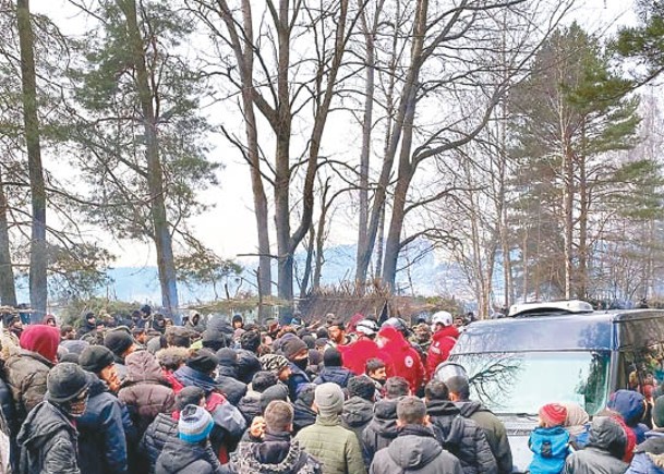 歐盟緊急人道援助  白羅斯邊境難民