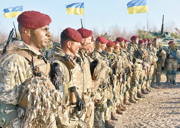 烏克蘭：烏克蘭舉行軍事演習。