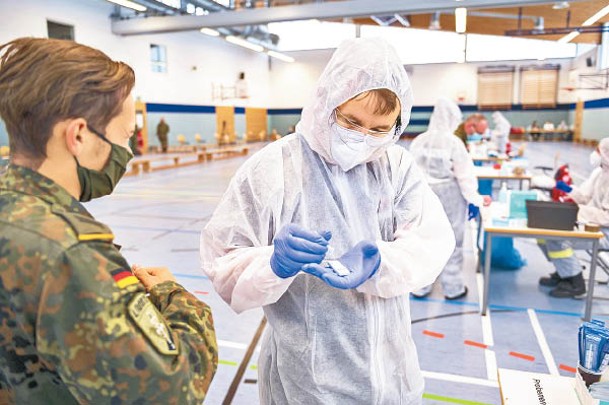 德國國防部計劃強制士兵接種新冠肺炎疫苗。