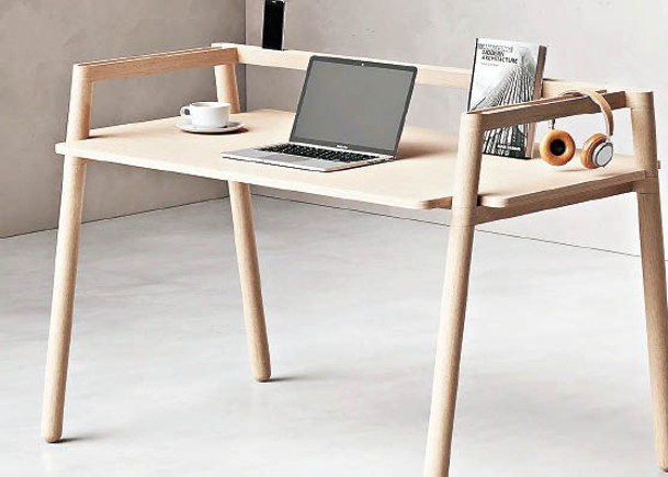 潮流創意：多功能木桌  儲物掛衫勁方便