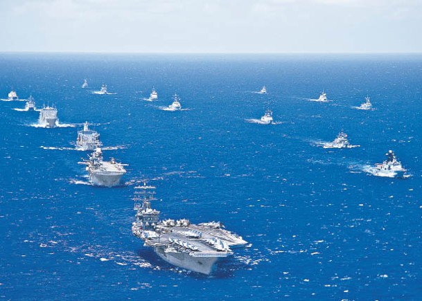《國防授權法案》建議國防部邀台參與2022年環太平洋軍演。
