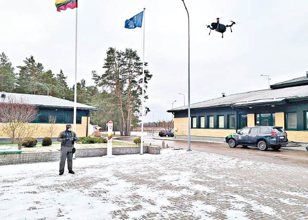 立陶宛利用台灣贈送無人機監視邊境。