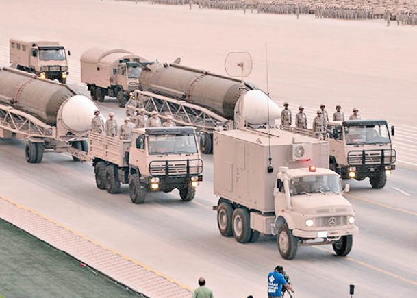 傳中國轉移技術  助沙特製彈道導彈