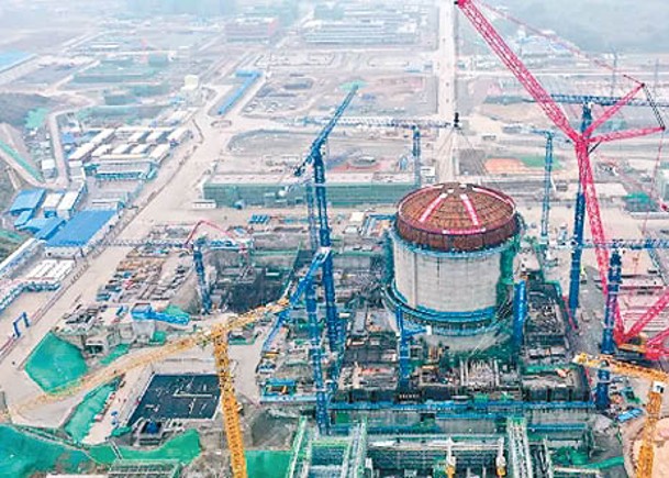 惠州核站吊裝穹頂  將裝設備