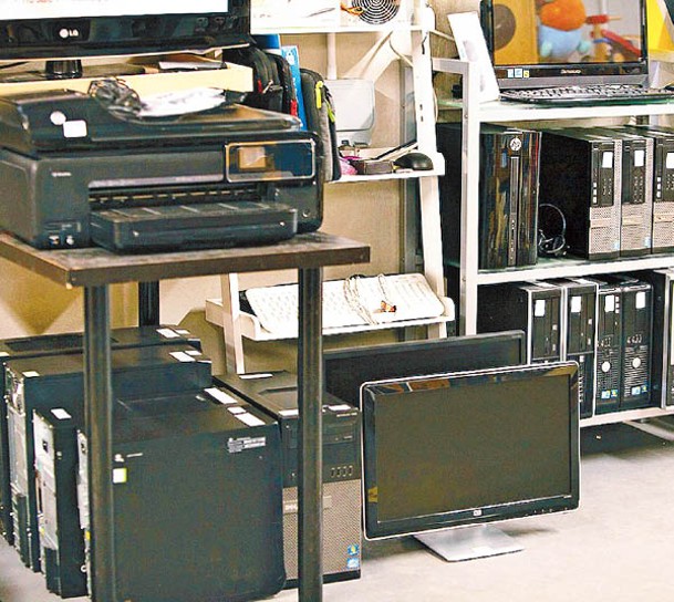 Bristol Waste有大量被棄置的電子產品。