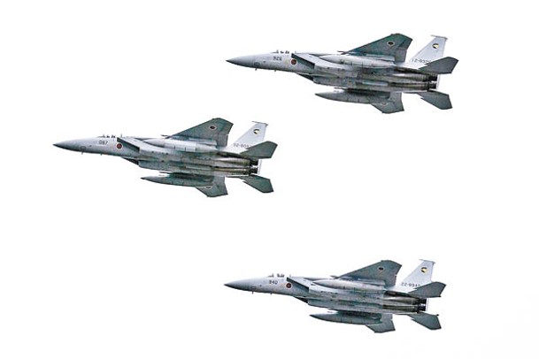 日本F15戰機近月經常緊急升空。