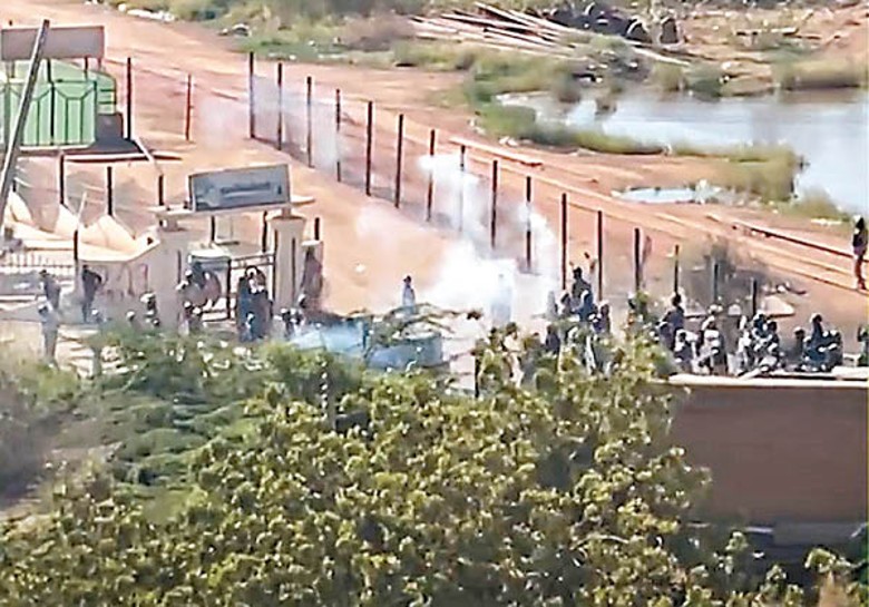 蘇丹安全部隊與示威者爆發衝突。