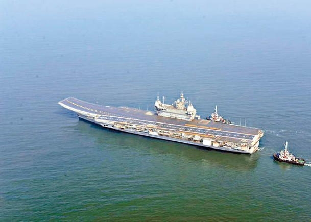 印度國產航母再海試  預8月份服役