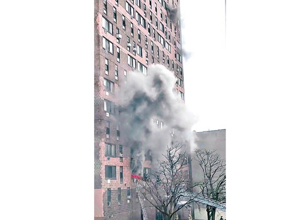 紐約公寓大火19死63傷