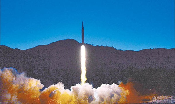 北韓成功試射高超音速導彈。