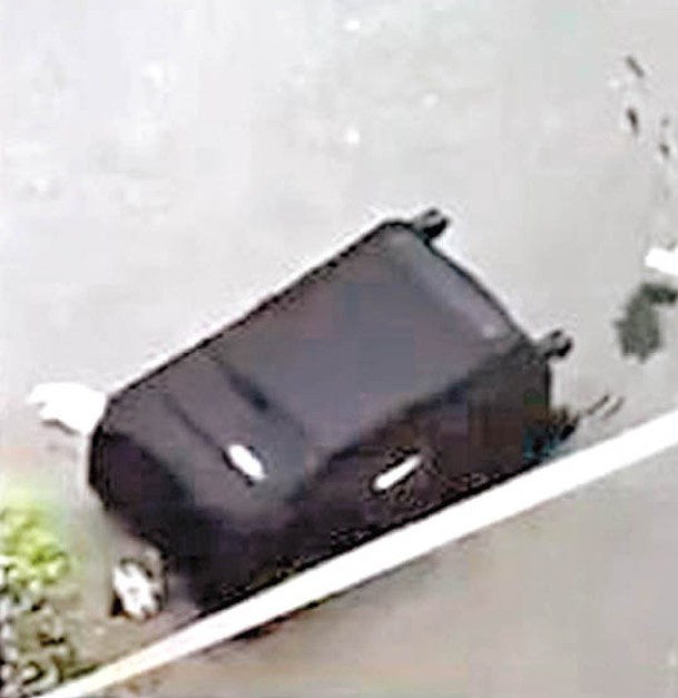 圖為涉及藏屍案的行李箱。