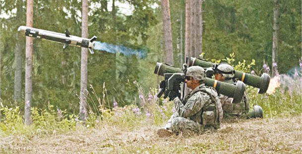 美國擬向烏克蘭提供更多標槍反坦克導彈。